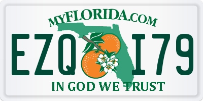 FL license plate EZQI79