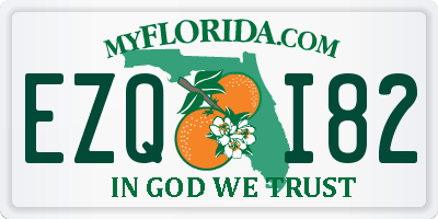 FL license plate EZQI82