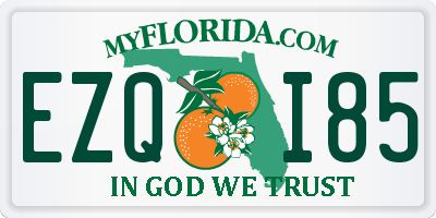 FL license plate EZQI85