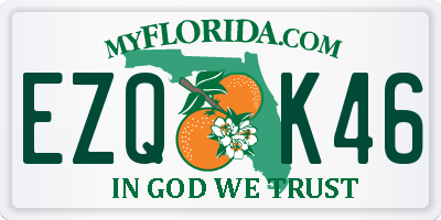 FL license plate EZQK46