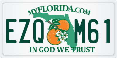 FL license plate EZQM61