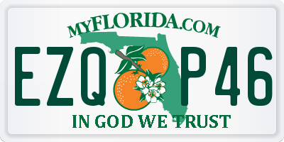 FL license plate EZQP46