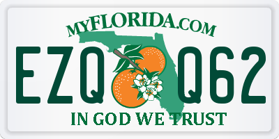 FL license plate EZQQ62