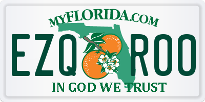 FL license plate EZQR00