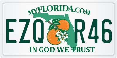 FL license plate EZQR46