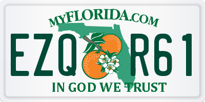 FL license plate EZQR61