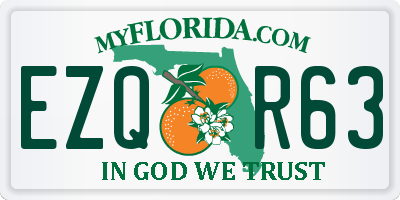 FL license plate EZQR63