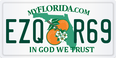 FL license plate EZQR69