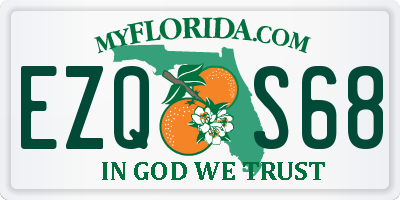 FL license plate EZQS68