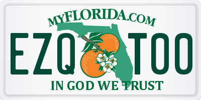 FL license plate EZQT00