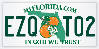 FL license plate EZQT02