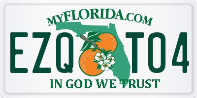 FL license plate EZQT04