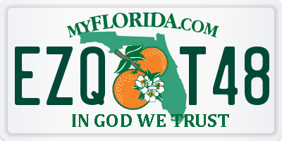 FL license plate EZQT48