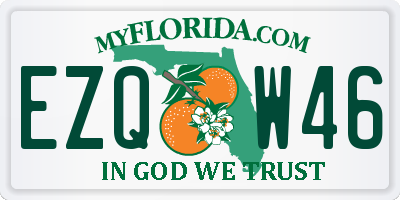 FL license plate EZQW46