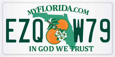 FL license plate EZQW79