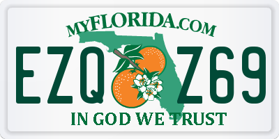 FL license plate EZQZ69