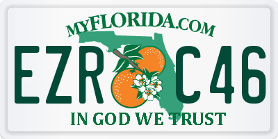 FL license plate EZRC46