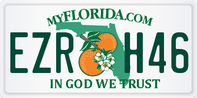 FL license plate EZRH46