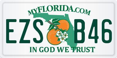 FL license plate EZSB46