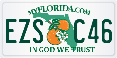 FL license plate EZSC46