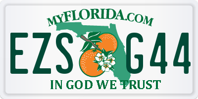 FL license plate EZSG44