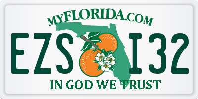 FL license plate EZSI32