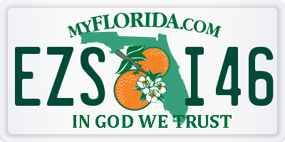 FL license plate EZSI46