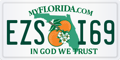 FL license plate EZSI69