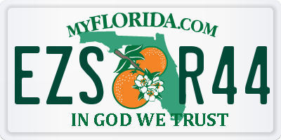 FL license plate EZSR44