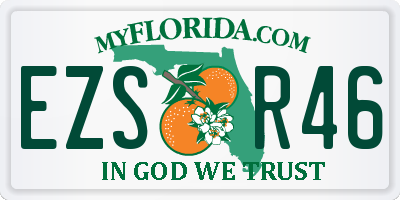 FL license plate EZSR46