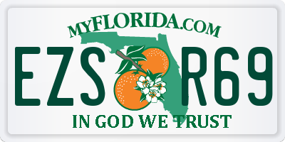 FL license plate EZSR69