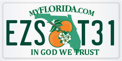 FL license plate EZST31