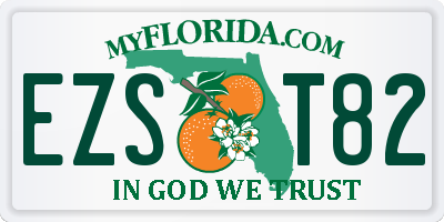 FL license plate EZST82