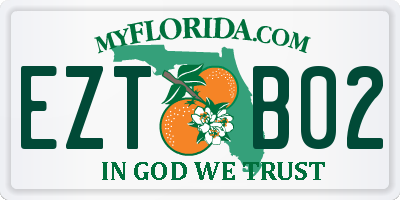 FL license plate EZTB02