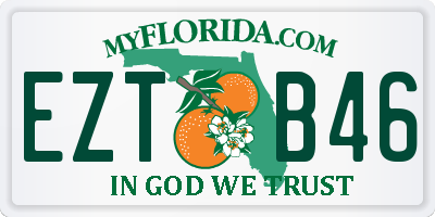 FL license plate EZTB46