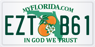 FL license plate EZTB61