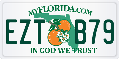 FL license plate EZTB79