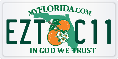 FL license plate EZTC11