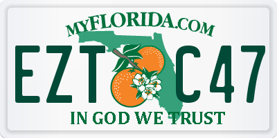 FL license plate EZTC47