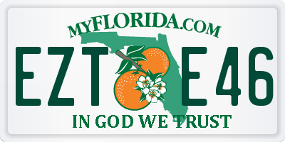 FL license plate EZTE46