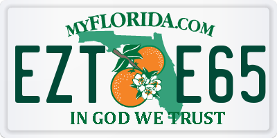 FL license plate EZTE65