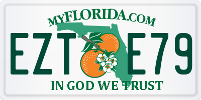 FL license plate EZTE79