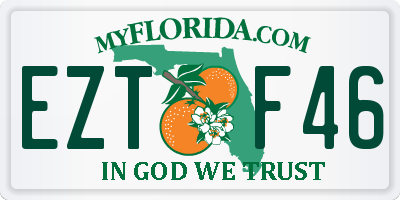 FL license plate EZTF46