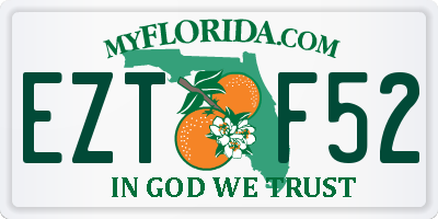 FL license plate EZTF52