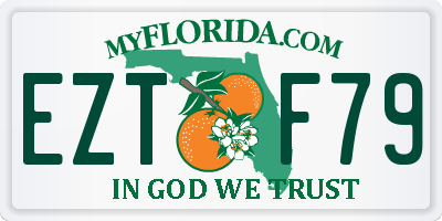 FL license plate EZTF79