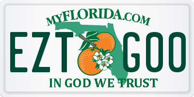 FL license plate EZTG00