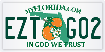 FL license plate EZTG02