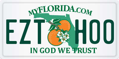 FL license plate EZTH00