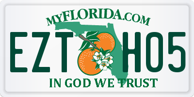 FL license plate EZTH05