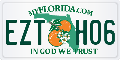 FL license plate EZTH06